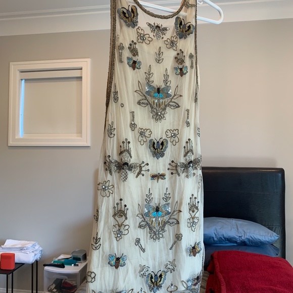 Anthropologie Jeweled Dress - Picture 4 of 7